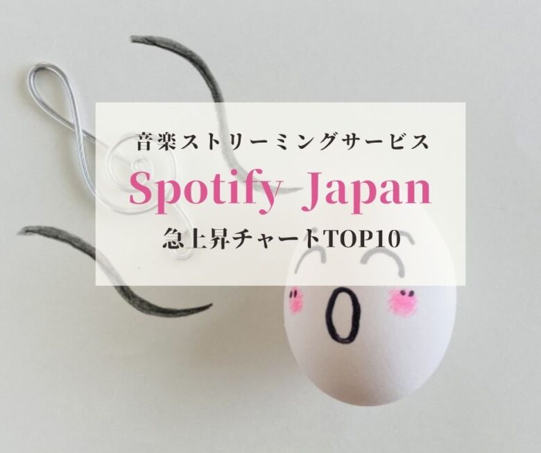 Spotify人気急上昇ソングTOP10 -1位はYOASOBI/ラブレター-